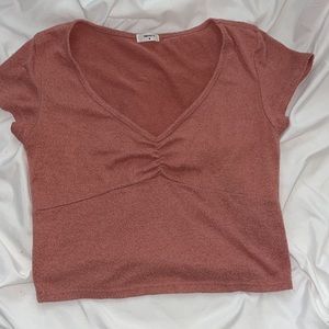 Burnt pink forever, 21 small crop top
